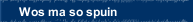 Wos ma so spuin